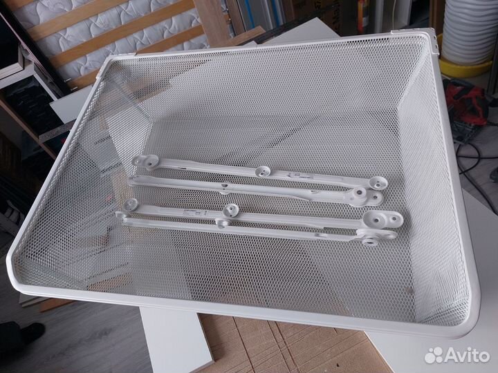 Полки, корзинки Икеа, материалы