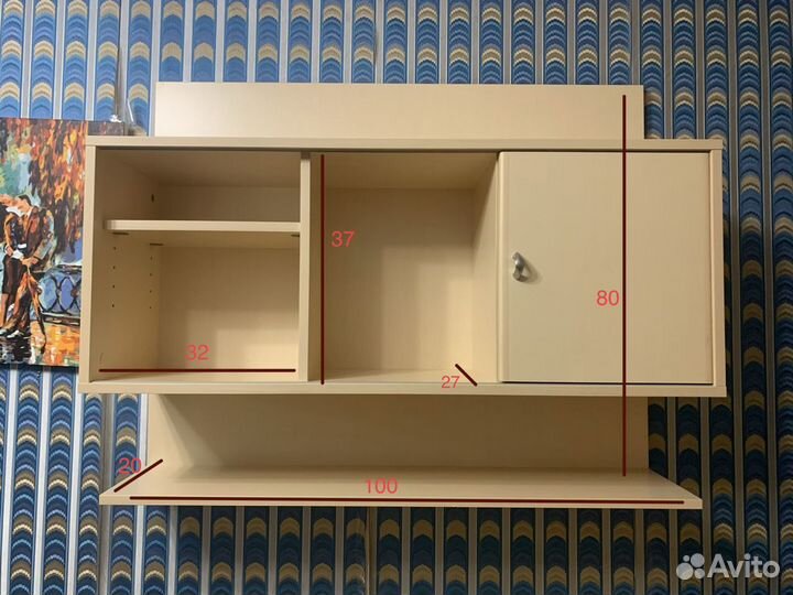 Компьютерный стол+полка+ тумба под принтер+ полка