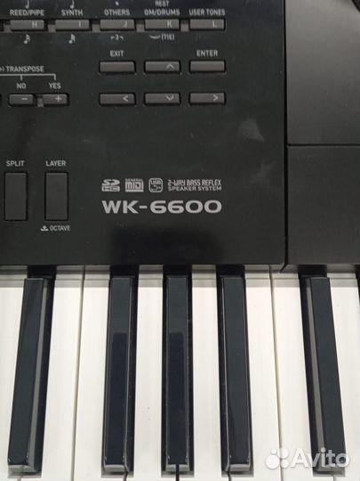 Синтезатор casio wk 6600