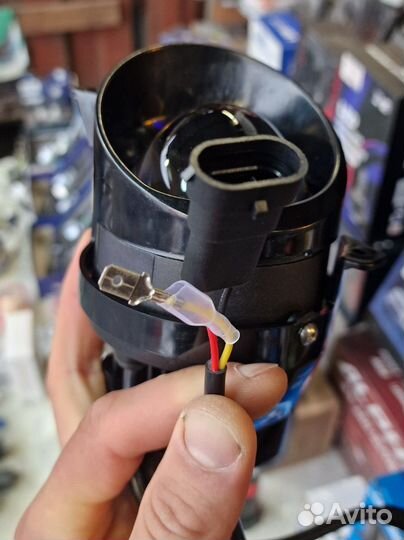 Противотуманные фары линзы Bi-LED Granta, Калина