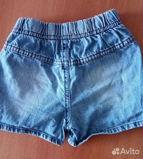 Детские джинсовые шорты для мальчика. 12-24 мес