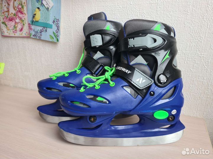 Коньки раздвижные 30-33