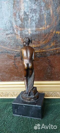 Антикварная Бронзовая статуэтка
