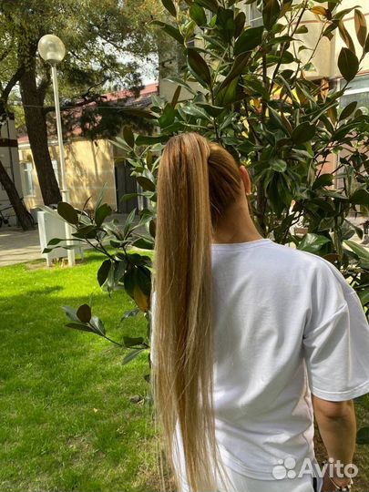 Хвост на резинке /накладной хвост/ шиньон