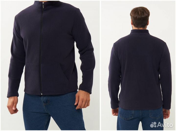 Толстовка на молнии мужская оптом от 5шт