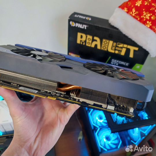 Видеокарта GTX 1080 Ti Gamerock Palit, 11 GB