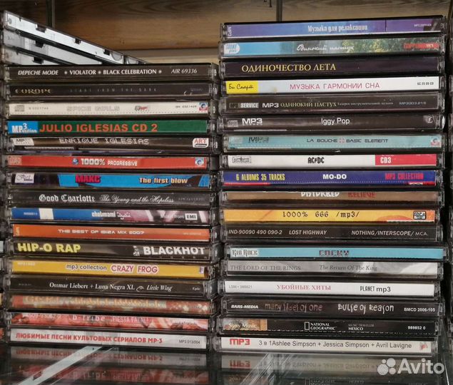 MP3 и CD. список прилагается.Фото вышлю