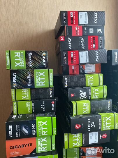 Коробки от видеокарт