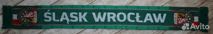 Шарф двусторонний фк Шлёнск(Вроцлав,Польша)