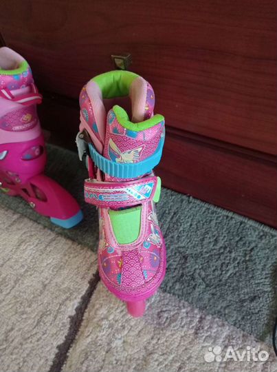 Роликовые коньки детские раздвижные