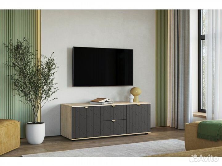 Тв-тумба Монблан-1 Angle Grafit