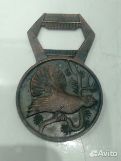 Открывалка медная времен СССР