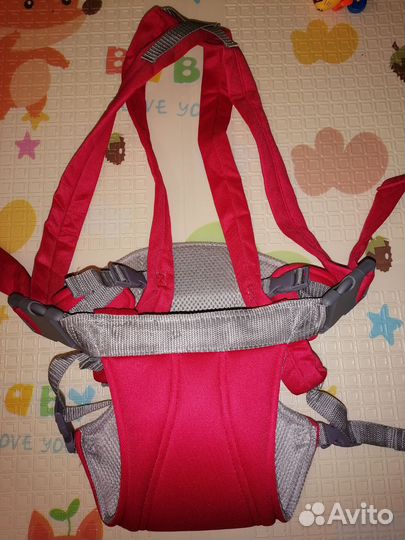 Эргорюкзак Красный и Кенгуру