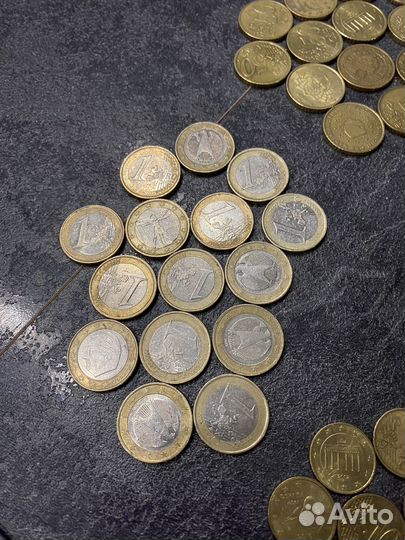 Монеты евро, центы