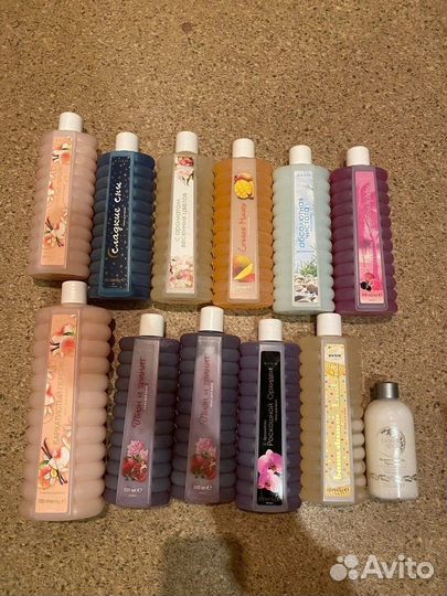 Гели для душа, пена для ванн