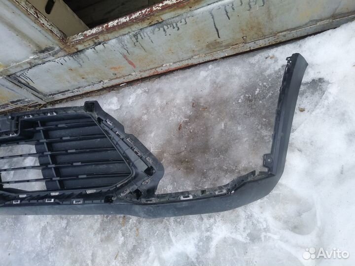 Юбка переднего бампера Kia Rio X