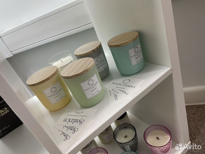 Соевые ароматические свечи