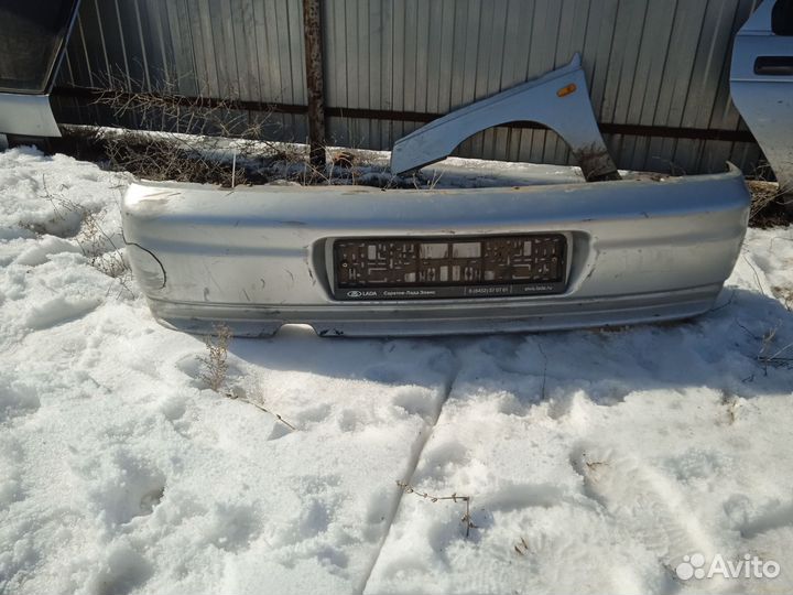 Задний бампер ваз 2112