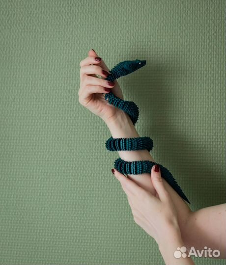 Игрушка 3D подвижная змея