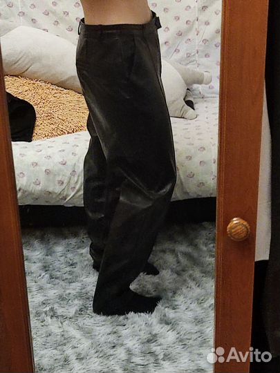Кожаные брюки y.t.q