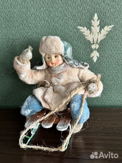 Ватные елочные игрушки