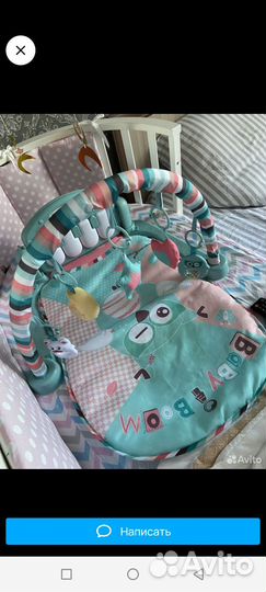 Развивающий коврик с пианино