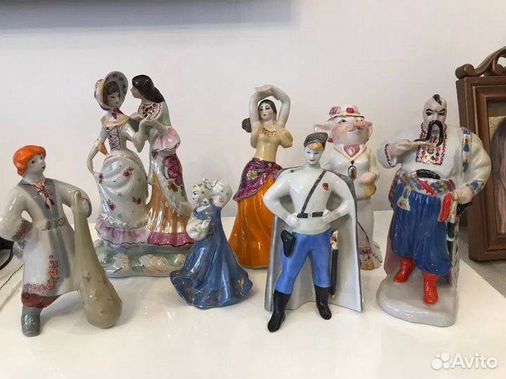 Фарфоровые статуэтки СССР