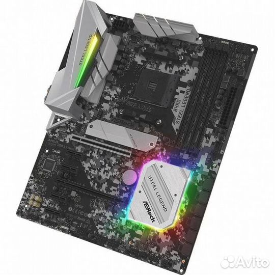 Материнская плата ASRock B450 steel legend