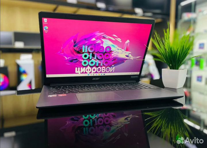 Мощный Ноутбук Acer Ryzen 3 3250U/DDR4-8/SSD-256