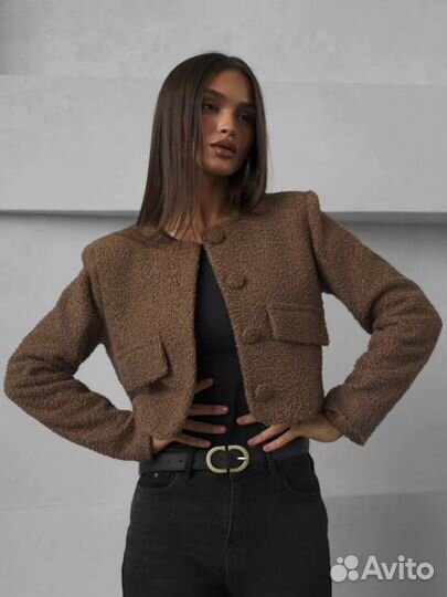 Жакет осенний укороченный