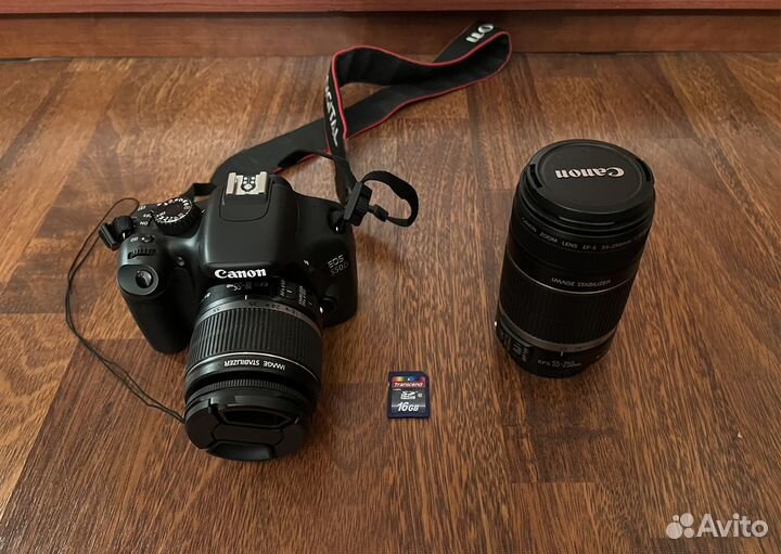 Фотоаппарат Canon EOS 550D Kit + 2 объектива