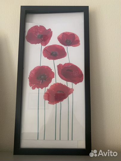 4 рамы Икея с постерами Маки