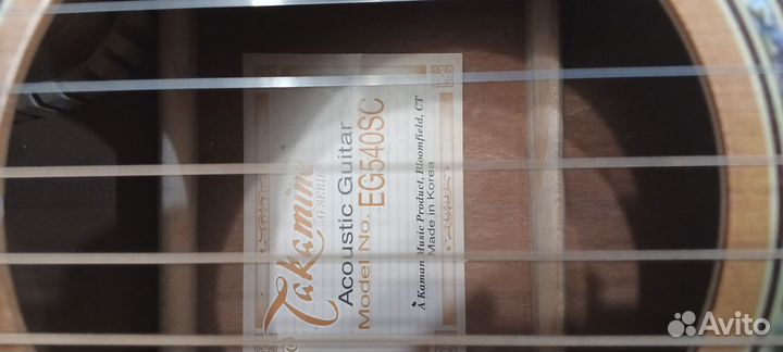 Takamine EG540SC, korea.электроакустическая гитара