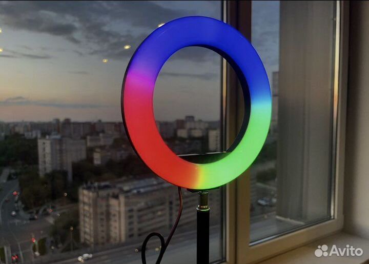 Цветная лампа 30 см