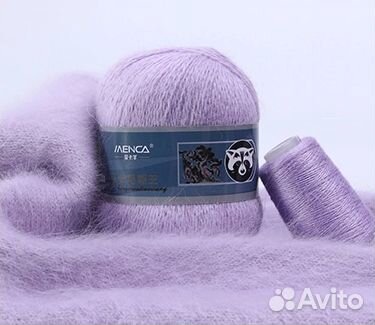 Пряжа пух норки