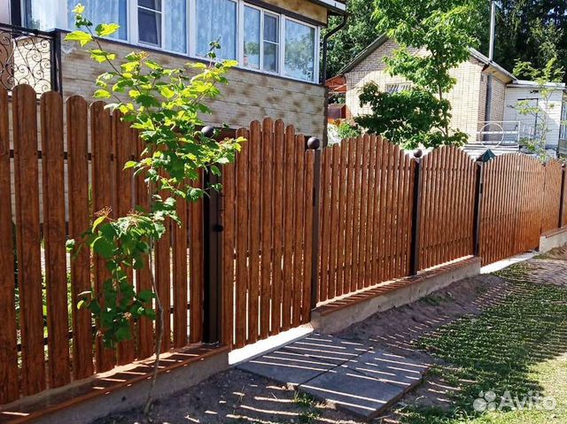 Металлический штакетник для забора купить в Нижнем Новгороде | Товары ...