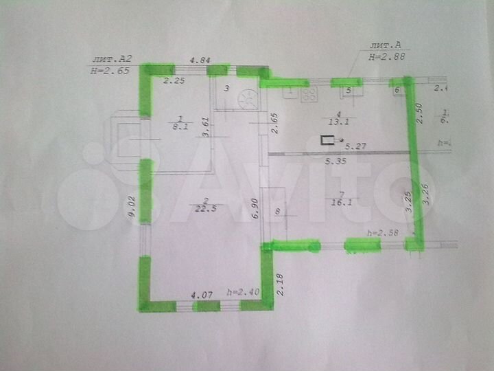 Дом 63,5 м² на участке 8,5 сот.