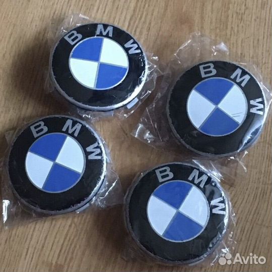 Колпачки заглушки на литые диски BMW