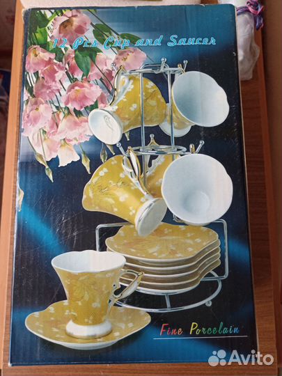 Кофейный набор фарфор 6 персон