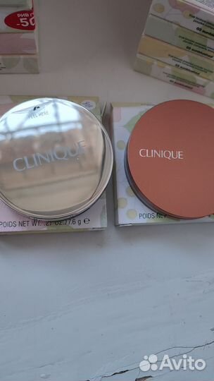 Clinique пудра и бронзер