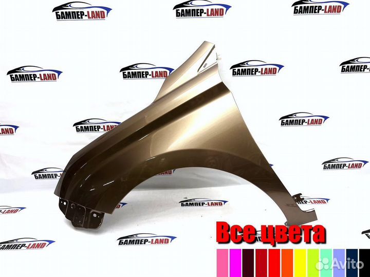 Крыло левое LADA xray Новый любой цвет