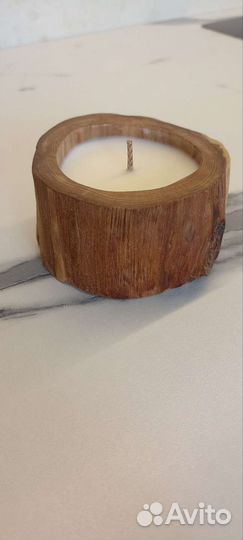 Свечи ручной работы в дереве