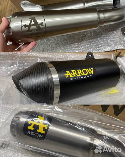 Arrow глушитель, полная трасса