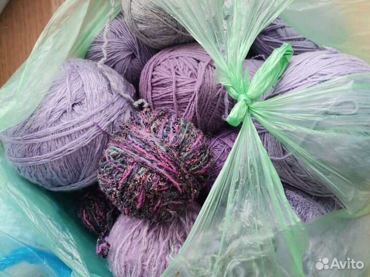 Нитки, махер, шерсть, акрил