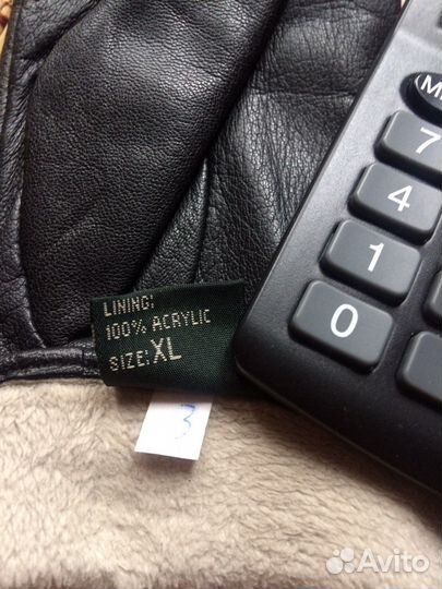 Перчатки женские кожаные новые