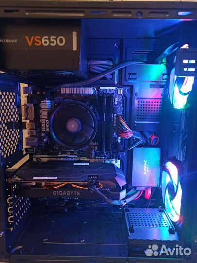 Игровой компьютер ryzen 5/RTX 2060/16GB/512 SSD