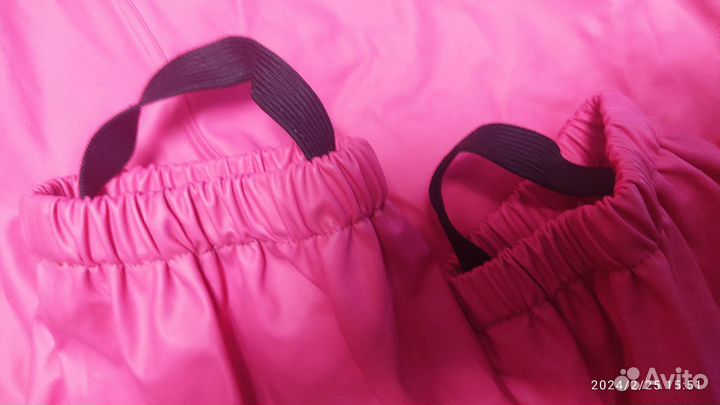 Демисезонный прорезиненный полукомбинезон, 122