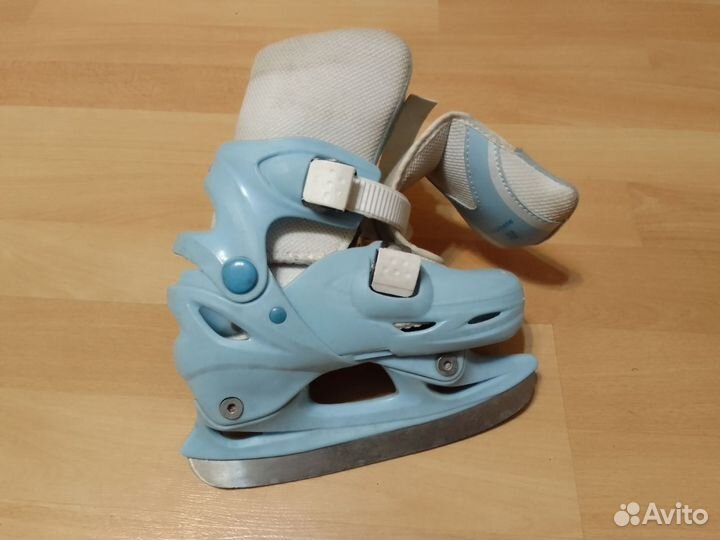 Коньки детские раздвижные ледовые 27-30 размер