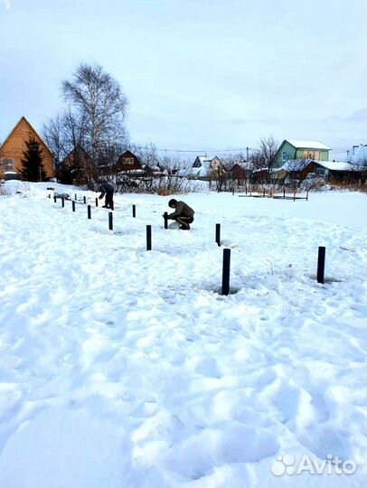 Винтовые сваи под ключ