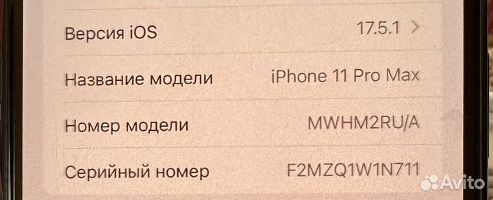 iPhone 11 Pro Max, 256 ГБ